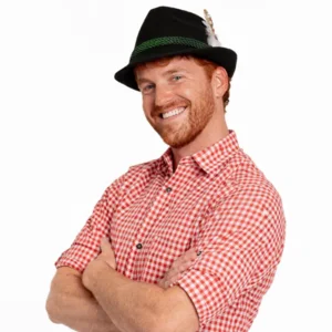 Hoed - Oktoberfest - Tirol - Deluxe - Zwart