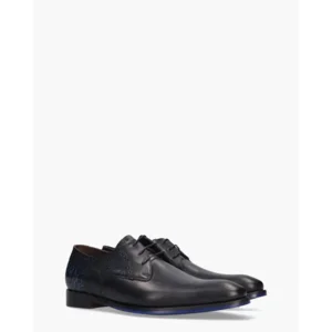 Floris Van Bommel De Stapper 39.26 Donkerblauw Heren Veterschoenen