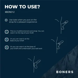 Boners Verstelbare Cock Strap - Groot