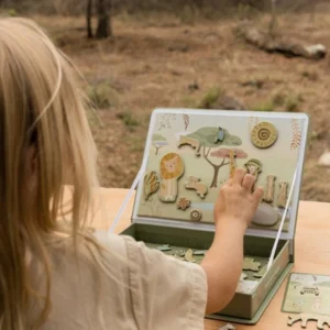 Magnetisch speelbord - Safari friends