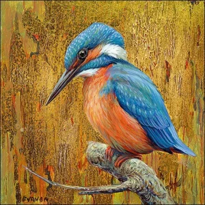 Kaartenmapje - 2 x 4 designs - Erik van Ommen - Birds - 12x12cm