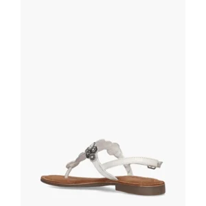 Miss Behave Zayen Wit/Multi Damessandalen
