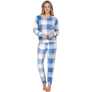 Pastunette Dames pyjama: Blauw, Fleece ( 100024 )