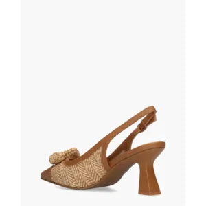 Di Lauro Deriva Bruin Dames Slingbacks