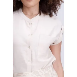 Signe Nature Zomer Bloes: Beige, doorknoop model, kapmouw ( Signe.1387 )