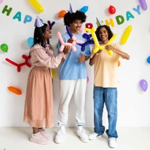 Modelleerballonnen - Stripetastic - Doorsnee 5cm - 25st.