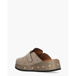 Miss Olivia Gilda Taupe Damesslippers