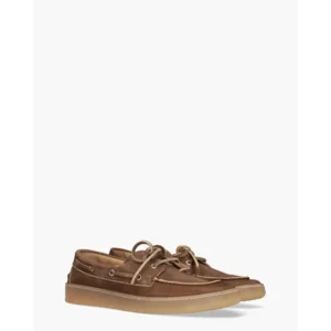 Posa Boat Loafer Bruin Heren Veterschoenen