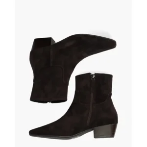 Di Lauro Carabella Donkerbruin Dames Enkelboots