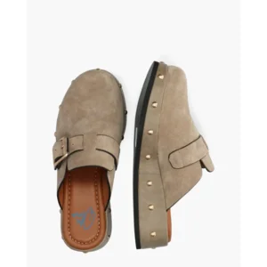 Miss Olivia Gilda Taupe Damesslippers