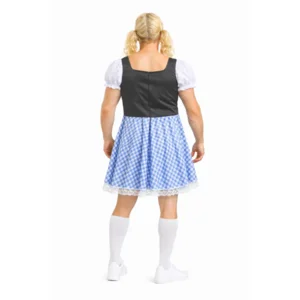 Kostuum - Der Alpenrocker - Mannendirndl - Met Pruik - L/XL