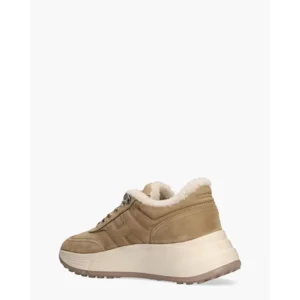 Hogan Hi-Fi Lichtbruin Damessneakers