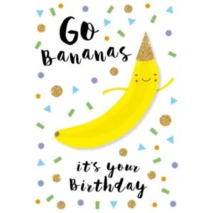 Kaart - Go bananas, it's your birthday - GBA.0194