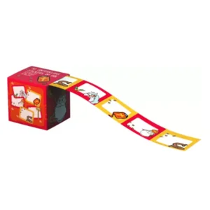 Naamstickers - Sinterklaas - Rood - 50dlg.
