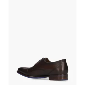 Floris Van Bommel De Stijler 07.04 Donkerbruin Heren Veterschoenen
