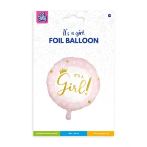 Folieballon - It's a girl - 46cm - Zonder vulling
