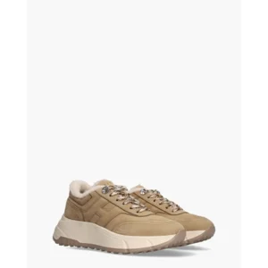 Hogan Hi-Fi Lichtbruin Damessneakers
