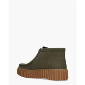 Clarks Originals Torhill Moss Khaki Dames Veterschoenen