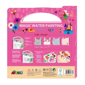 Kleuren met water - Prinses - Met spelletjes & stickers