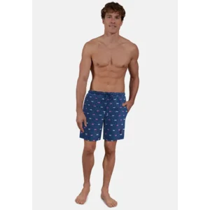 Ceceba Zwemshort Heren: Zonnebril motief, los model, ingewerkte slip ( CEC.62 )