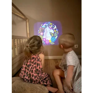 Zaklamp & projector - Eenhoorns - Met 3x8 afbeeldingen