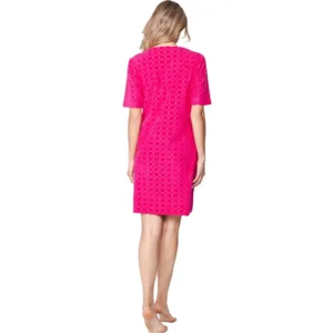 Pastunette slaapkleed: Pink, Zomer badstof, Lengte 97 ( PAS.148 )