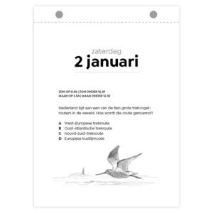 Scheurkalender - Vogel, Erwin van der Kolk - 2027 - 13x18cm