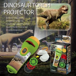 Zaklamp & projector - Dino's - Met 3x8 afbeeldingen