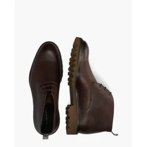 Floris Van Bommel Sturdi 01.41 Donkerbruin Heren Veterschoenen