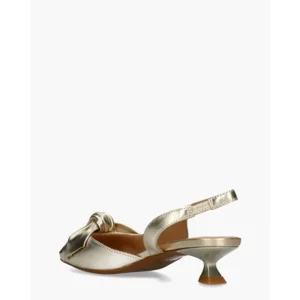 Di Lauro Danae Goud Dames Slingbackpumps