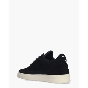 Filling Pieces Low Top Suede Grain Donkerblauw Herensneakers
