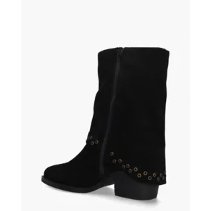 Di Lauro Domizia Zwart Dames Enkelboots