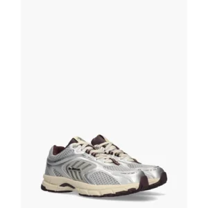 Mercer Amsterdam The Re-Run EVO Silver Zilver/Bordeaux Damessneakers