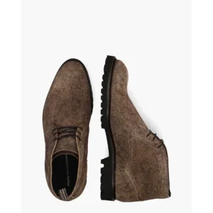 Floris Van Bommel De Floter 01.08 Taupe Heren Veterschoenen
