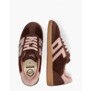 Back 70 Mohair Bruin/Roze Damessneakers