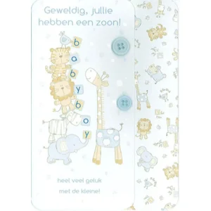 Kaart - Geweldig jullie hebben een zoon! - ME - GBE.0180