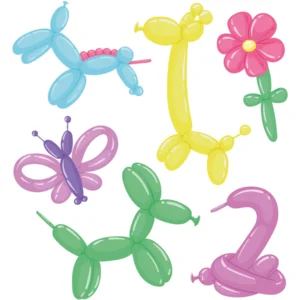 Modelleerballonnen - Stripetastic - Doorsnee 5cm - 25st.