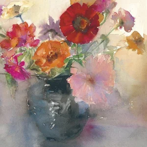 Kaartenmapje - 2 x 4 designs - Dorry van Winkel- Zinnea's - 12x12cm