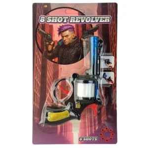 Pistool - Revolver - 8 schots - Op kaart