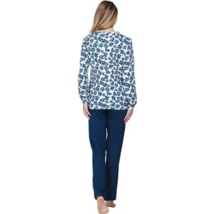 Pastunette Dames Pyjama: Blauw, tot maat 54 ( PAS.203 )