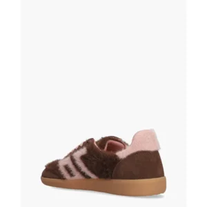 Back 70 Mohair Bruin/Roze Damessneakers