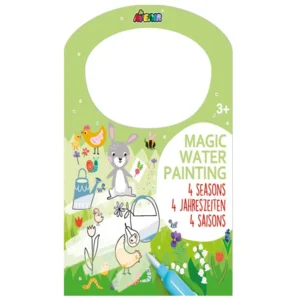 Kleuren met water - Vier seizoenen - Met spelletjes & stickers