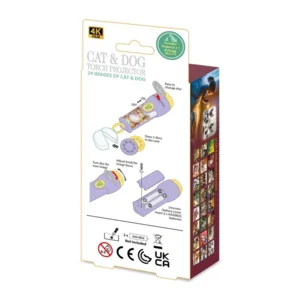 Zaklamp & projector - Kat & hond - Met 3x8 afbeeldingen