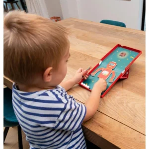 Puzzel & knikkerbaan - Robot - Magnetisch - 15,5x20,5cm