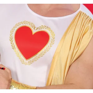 Kostuum - Cupido - M - mt.48-50 - Jurk, riem & vleugels