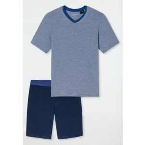 Schiesser – 95/5 Collectie – Pyjama – 183585 – Royal Blauw