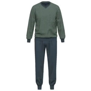 Ammann pyjama heren: Groen / blauw ( AMM.693 )