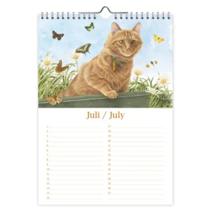 Verjaardagskalender - Franciens katten - Jeroen - 21x30cm