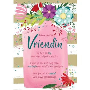 Kaart - Lieve jarige vriendin - Lifetime of love - 01-LV.GBE.0015