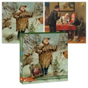 Kaarten - Kerst - Marius van Dokkum - Stille nacht & is alles naar wens - 10st.